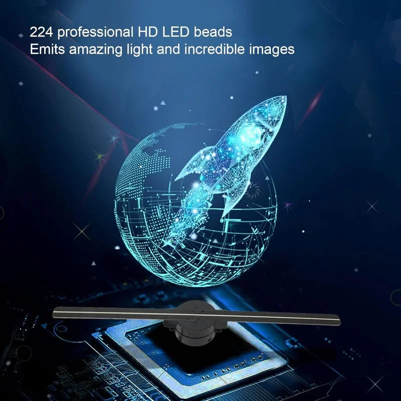 Ventilateur Hologramme 3D — Effet Waouh Garanti