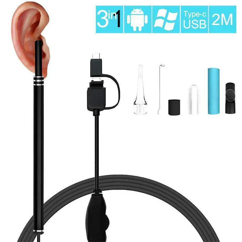Endoscope Auriculaire HD — Nettoyez en Voyant