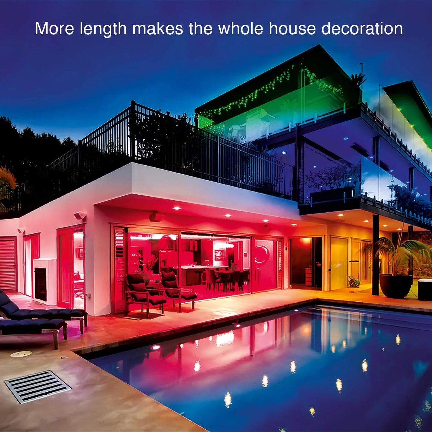 Ruban LED 10m Connecté — Ambiance sur Mesure