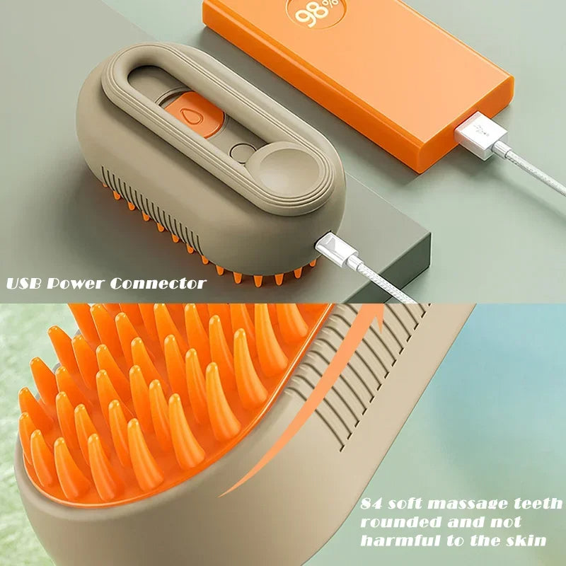 Brosse Vapeur 3en1 — Poils Doux, Maison Propre