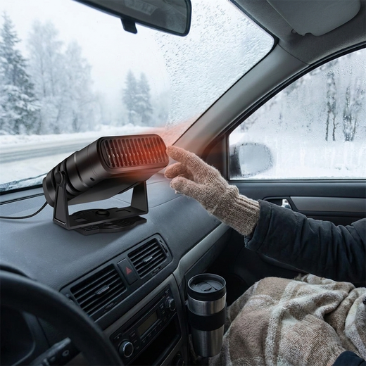 Chauffage Voiture 12V — Désembue et Réchauffe l'Habitacle