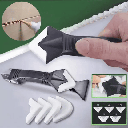 Outil Joint Silicone 3en1 — Finitions de Pro