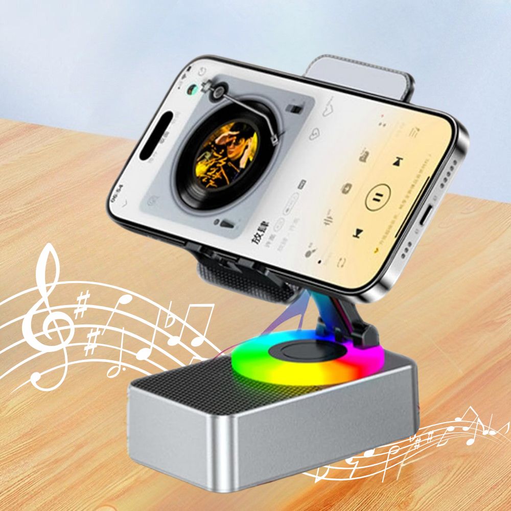 Support + Enceinte 4en1 — Son Mains Libres