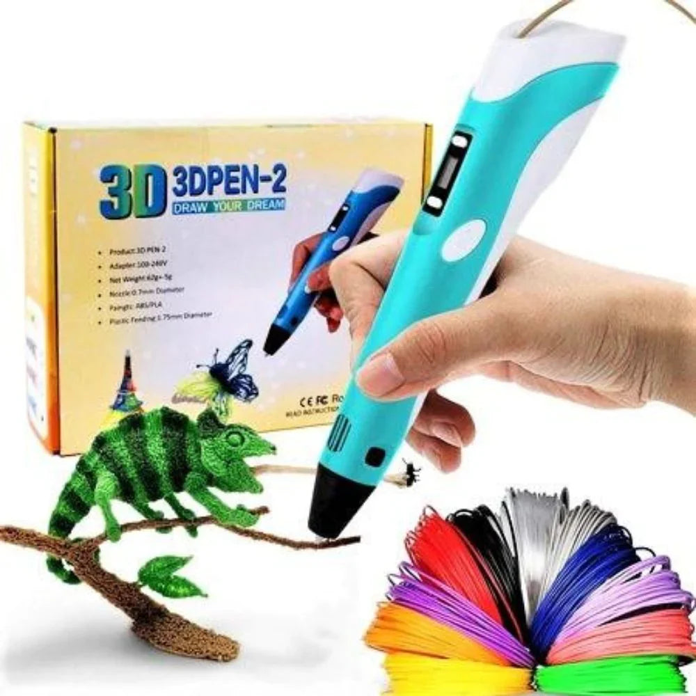 Stylo 3D + Filaments — Kit Créatif Complet