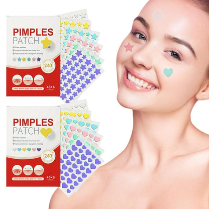 Patchs Anti-Boutons Étoiles — Peau Nette au Réveil
