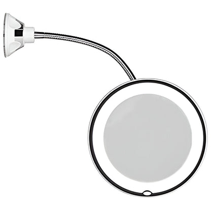 Miroir Grossissant x10 LED — Précision Maquillage