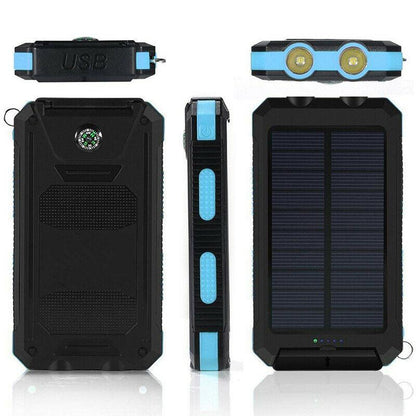 Batterie Solaire 50000mAh — Autonomie XXL et Lampe SOS