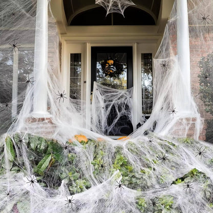 Toile d'Araignée 18m² — Déco Halloween Effrayante