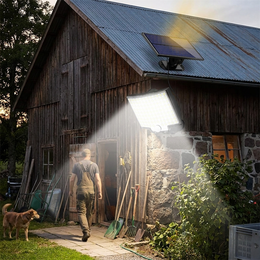 Lampe Solaire 106 LED — Extérieur Sûr et Éclairé