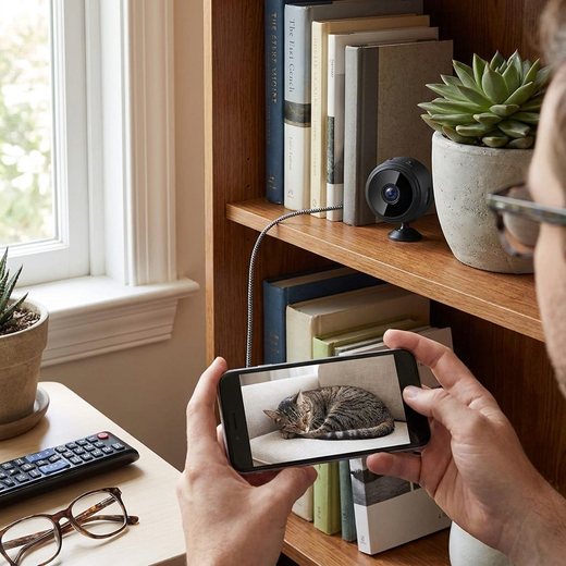 Mini Caméra WiFi 1080p — Sécurité Maison