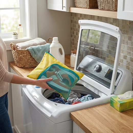 Sac de Lavage Chaussures — Machine Sans Dégâts