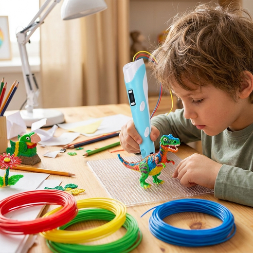 Stylo 3D Enfant — Dessins qui Prennent Vie
