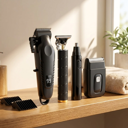 Kit de Tonte 4en1 — Barbe Nette en 10 Minutes