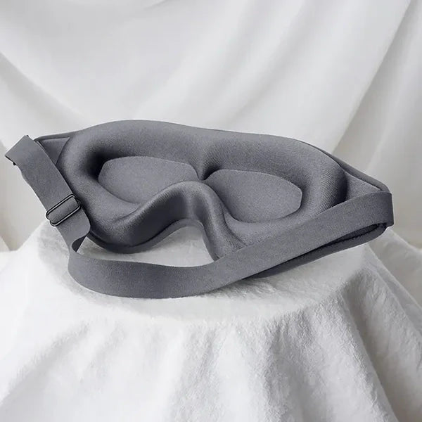 Masque Sommeil 3D — Noir Total, Nuits Profondes