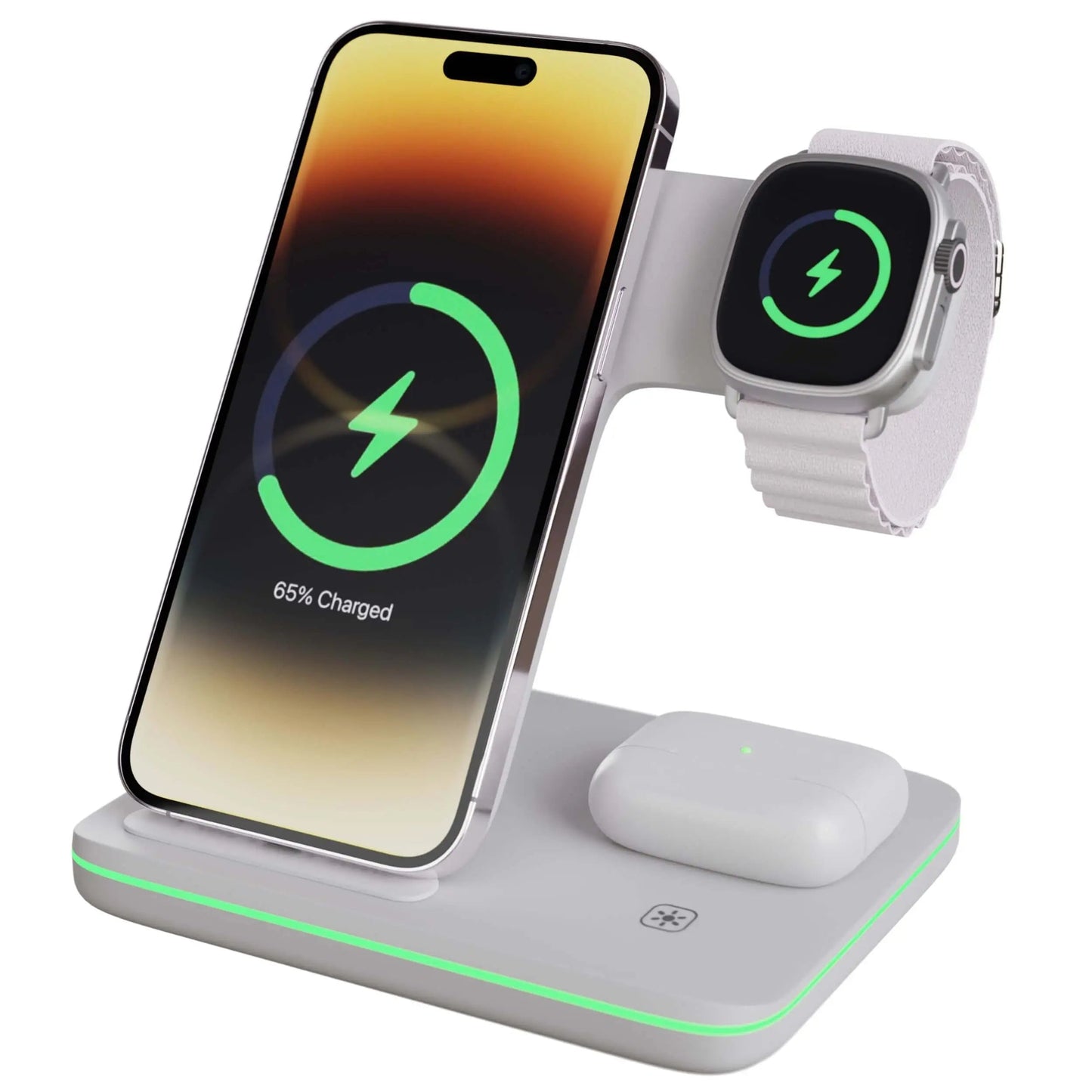 Station de Charge Apple — Bureau Sans Câbles