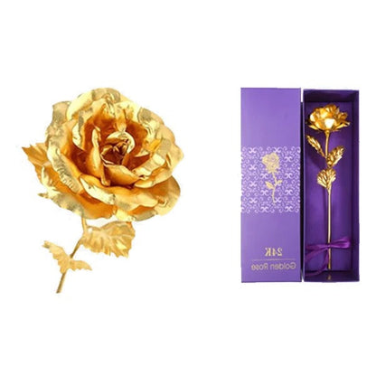 Rose Éternelle Or 24K — L'Amour qui Dure