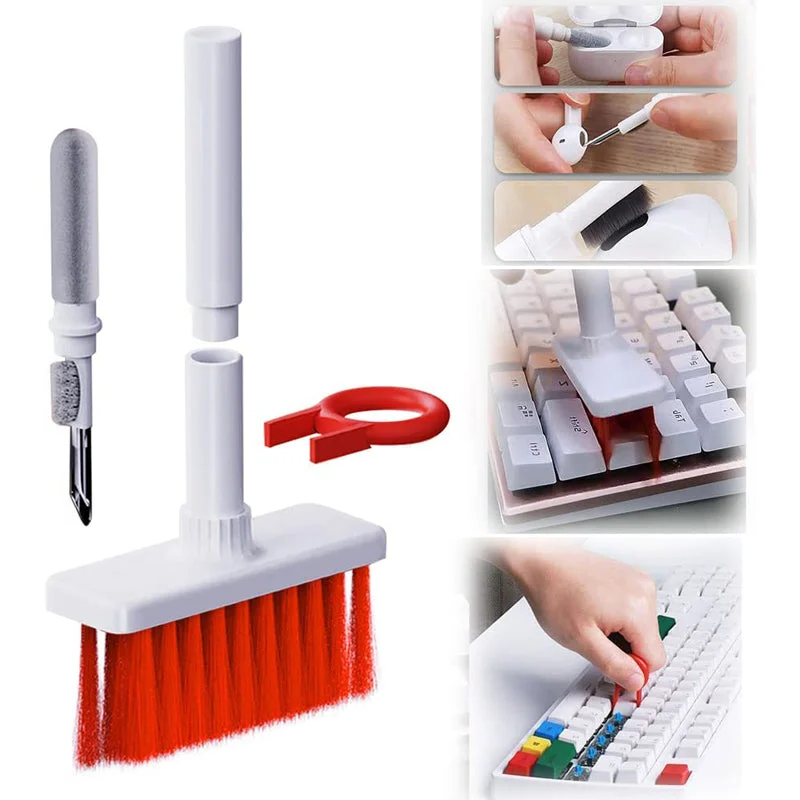 Kit Nettoyage 5en1 — Clavier et Écouteurs Neufs
