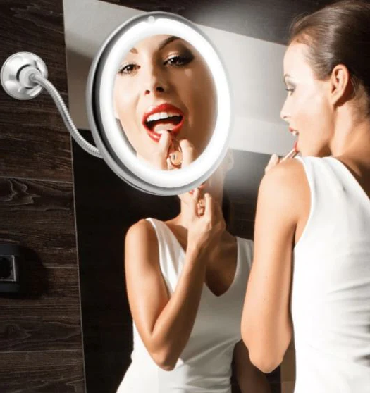 Miroir Flexible x10 LED — Chaque Détail Compte